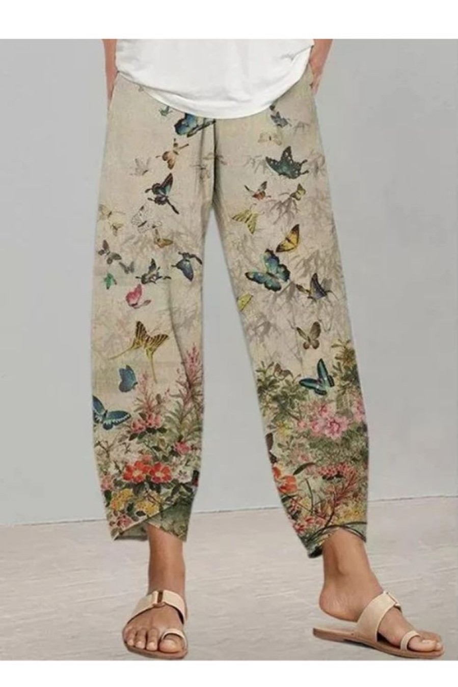 Vetements Azzlee | Femme Imprime Floral Pantalon Multi