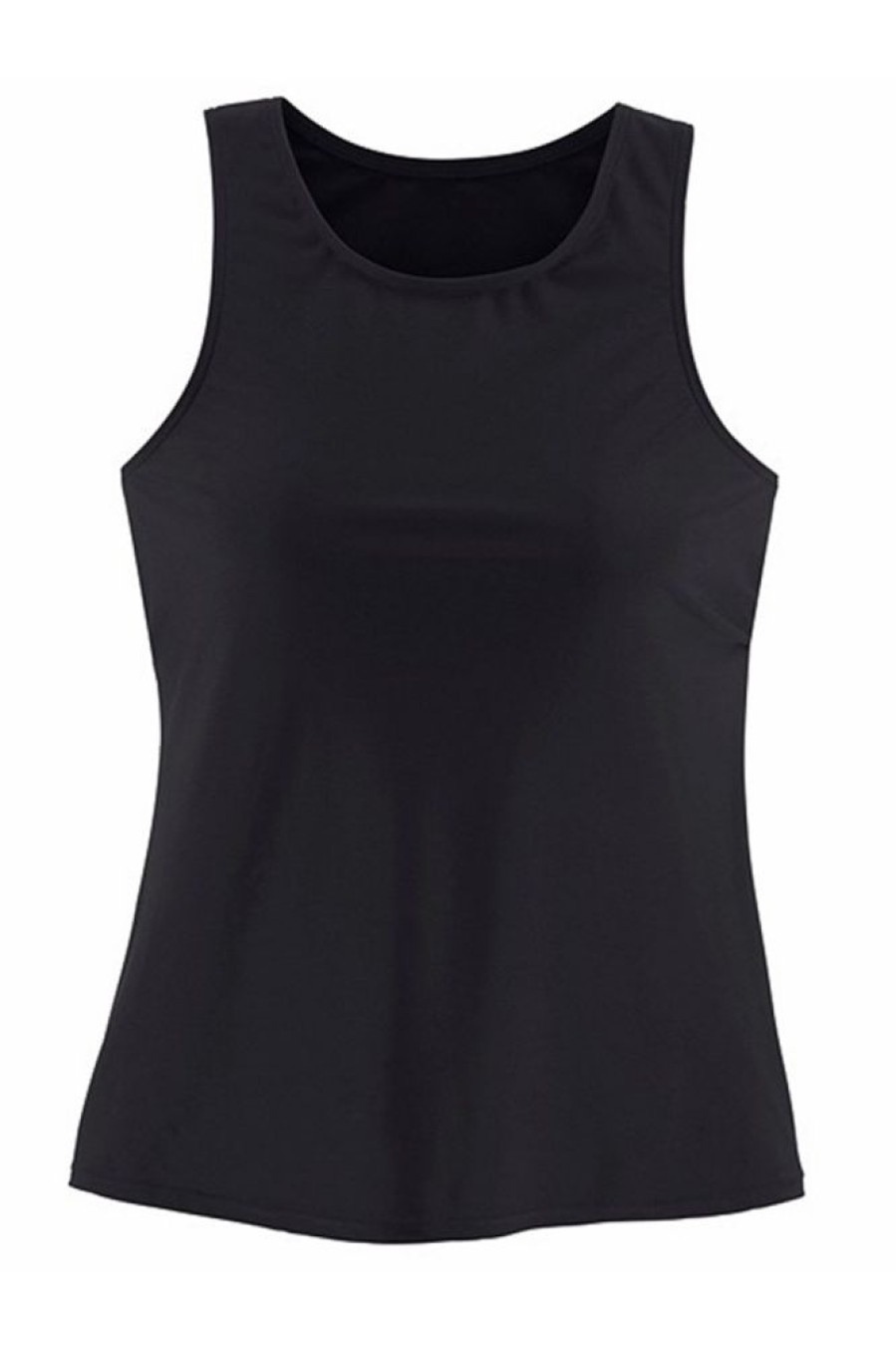 Vetements Azzlee Tankini | Ensemble Debardeurini Couleur Pure Basique Noire