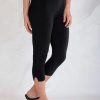 Vetements Azzlee | Occasionnel Solide Capri Leggings Noir