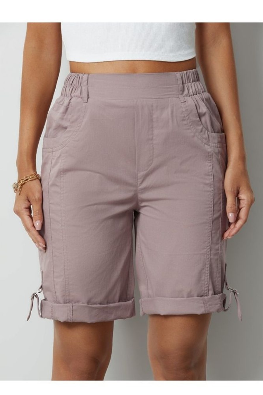 Vetements Azzlee Shorts | Solide Decontractee Soleil Shorts Cargo