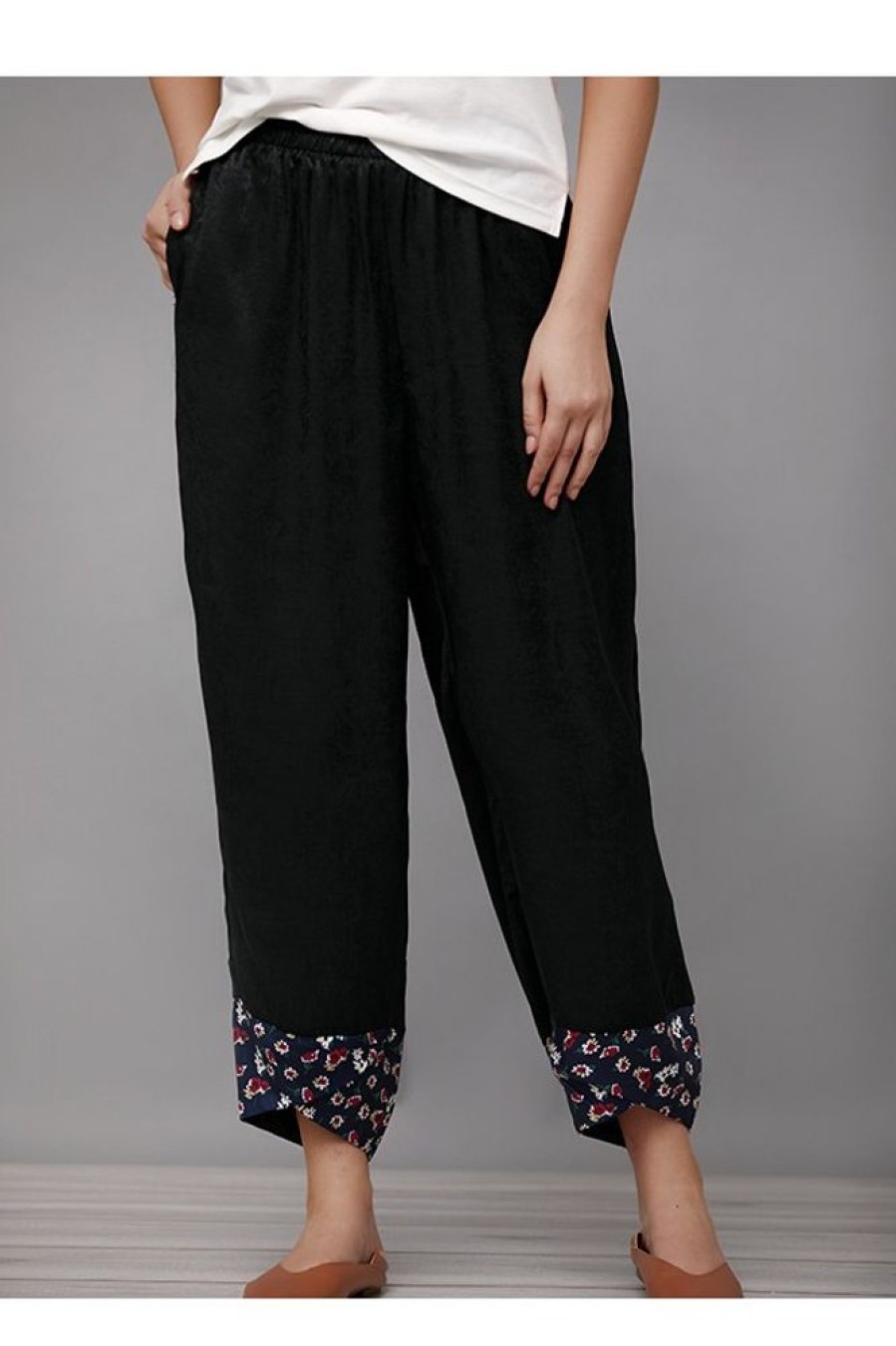 Vetements Azzlee Pantalon | Imprime Floral Decontractee Pantalon