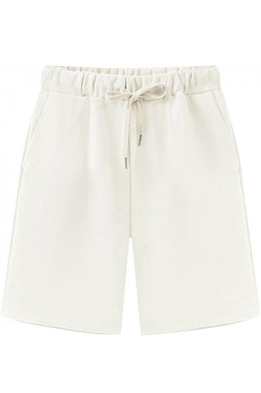 Vetements Azzlee | Femme Cordon De Serrage Decontractee Taille Elastique Doux Tricoter Shorts